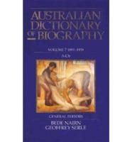 Australian Dictionary of Biography