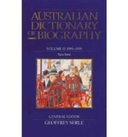 Australian Dictionary of Biography V. 11; 1891-1939, NES-SMI