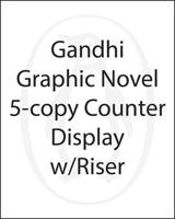 Gandhi Graphic Novel 5-Copy Counter Display W/ Riser