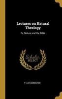 Lectures on Natural Theology