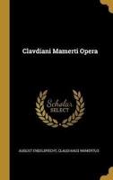Clavdiani Mamerti Opera