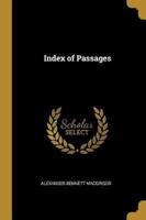 Index of Passages