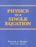 Physics In A Single Equation