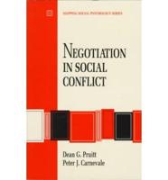 Negotiation in Social Conflict