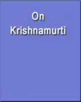 On Krishnamurti