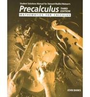 Student Solutions Manual for Stewart/ Redlin/ Watson's Precalculus: Mathematics for Calculus, 3rd Edition