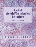 Applied Industrial/organizational Psychology