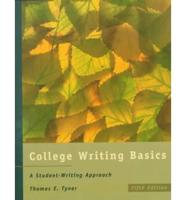 College Writing Basics