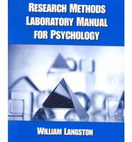 Research Methods Laboratory Manual for Psychology