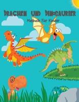 Drachen Und Dinosaurier Malbuch