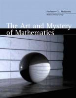 The Art and Mystery of Mathematics