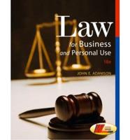 Law for Business and Personal Use