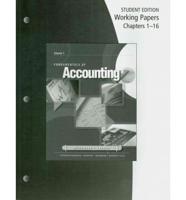Working Papers for Gilbertson/Lehman's Fundamentals of Accounting: Course 1