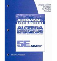 Algebra, Student Workbook for Algebra Activities