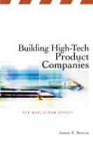 Building High-Tech Product Companies