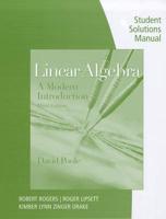 Linear Algebra, Student Solutions Manual