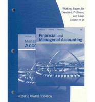 Working Papers, Chapters 15-28 for Needles/Powers/Crosson S Financial and M
