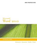 New Perspectives on Microsoft Word 2010
