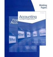 Accounting: Concepts and Applications or Financial Accounting