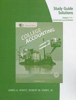 Study Guide Solutions, Chapters 1-9 for Heintz/Parry's College Accounting,
