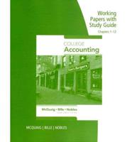 Working Papers With Study Guide, Chapters 1-12 for McQuaig/Bille/Noble S Co