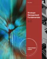Strategic Management Fundamentals, International Edition