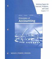 Working Papers for Principles of Accounting, Chapters 1-17