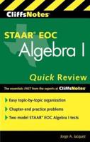 CliffsNotes STAAR EOC Algebra I Quick Review
