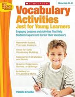 Vocabulary Activities Just for Young Learners
