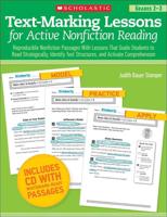 Text-Marking Lessons for Active Nonfiction Reading
