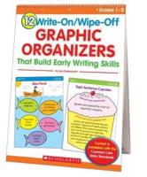 12 Write-On/Wipe-Off Graphic Organizers for Writing (Flip Chart)
