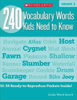 240 Vocabulary Words Kids Neet to Know Grade 3