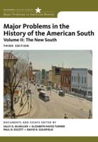 Major Problems in the History of the American South