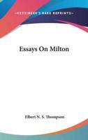 Essays On Milton