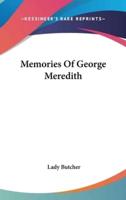 Memories Of George Meredith