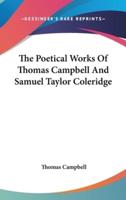 The Poetical Works Of Thomas Campbell And Samuel Taylor Coleridge