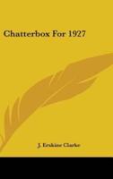 Chatterbox For 1927