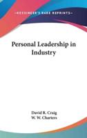 Personal Leadership in Industry