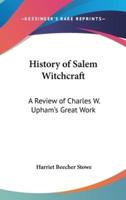 History of Salem Witchcraft