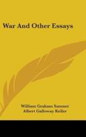 War And Other Essays