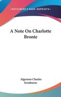 A Note On Charlotte Bronte