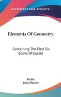 Elements Of Geometry