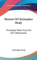 Memoir of Christopher Healy