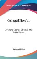 Collected Plays V1