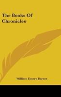 The Books Of Chronicles