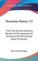 Florentine History V5