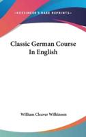Classic German Course In English