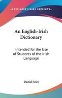 An English-Irish Dictionary