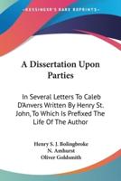 A Dissertation Upon Parties