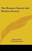 The Roman Church and Modern Society